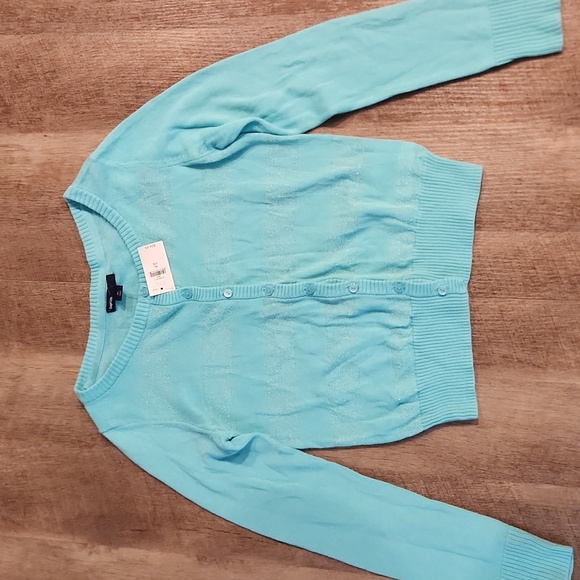 Gap Kids Teal Green Cardigan. NWT! Size XL. - Picture 1 of 5